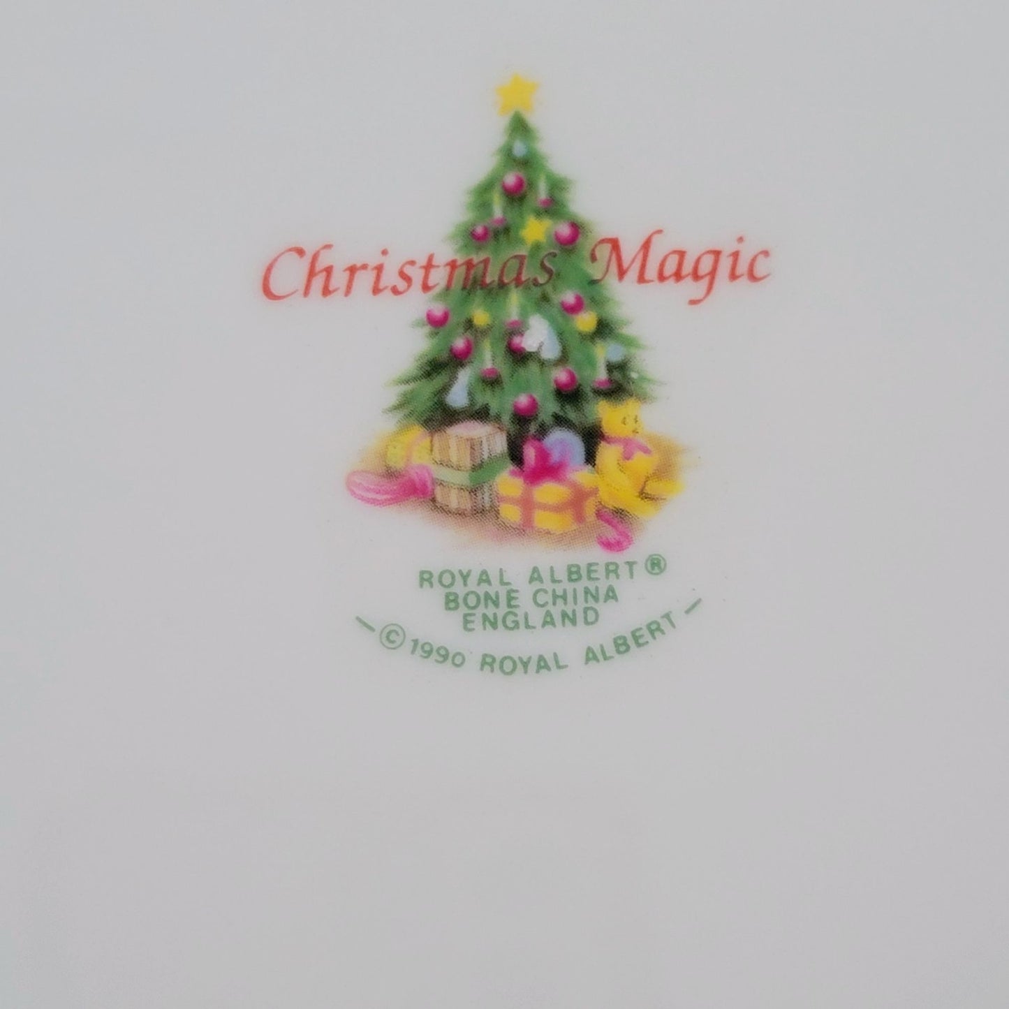 Royal Albert Christmas Magic Salad Plate, England c.1990s