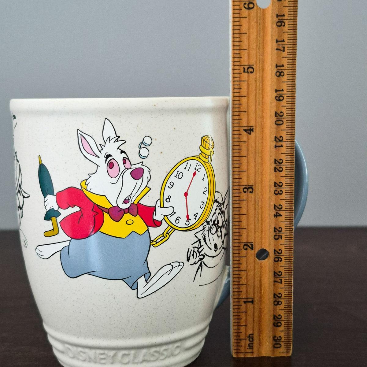 Disney Store Alice in Wonderland White Rabbit Coffee Mug