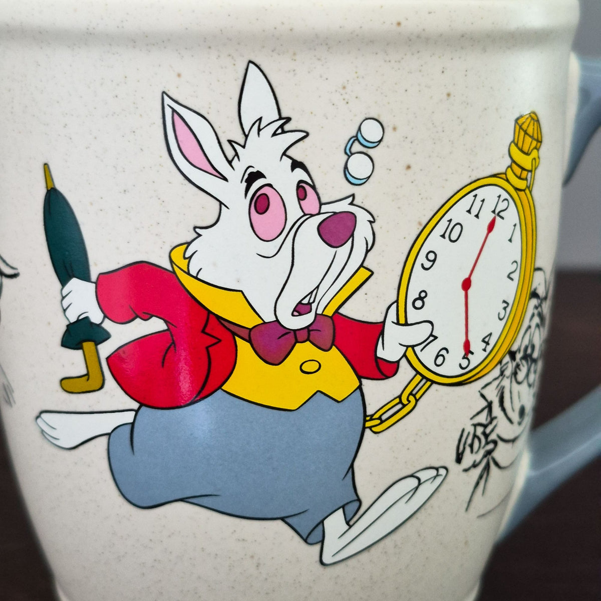 Disney Store Alice in Wonderland White Rabbit Coffee Mug