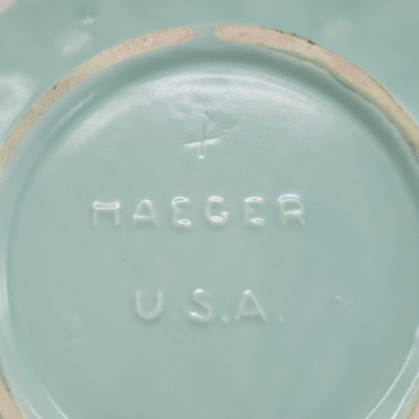 Haeger Pottery 13" Serving Platter / Console Bowl, USA Made