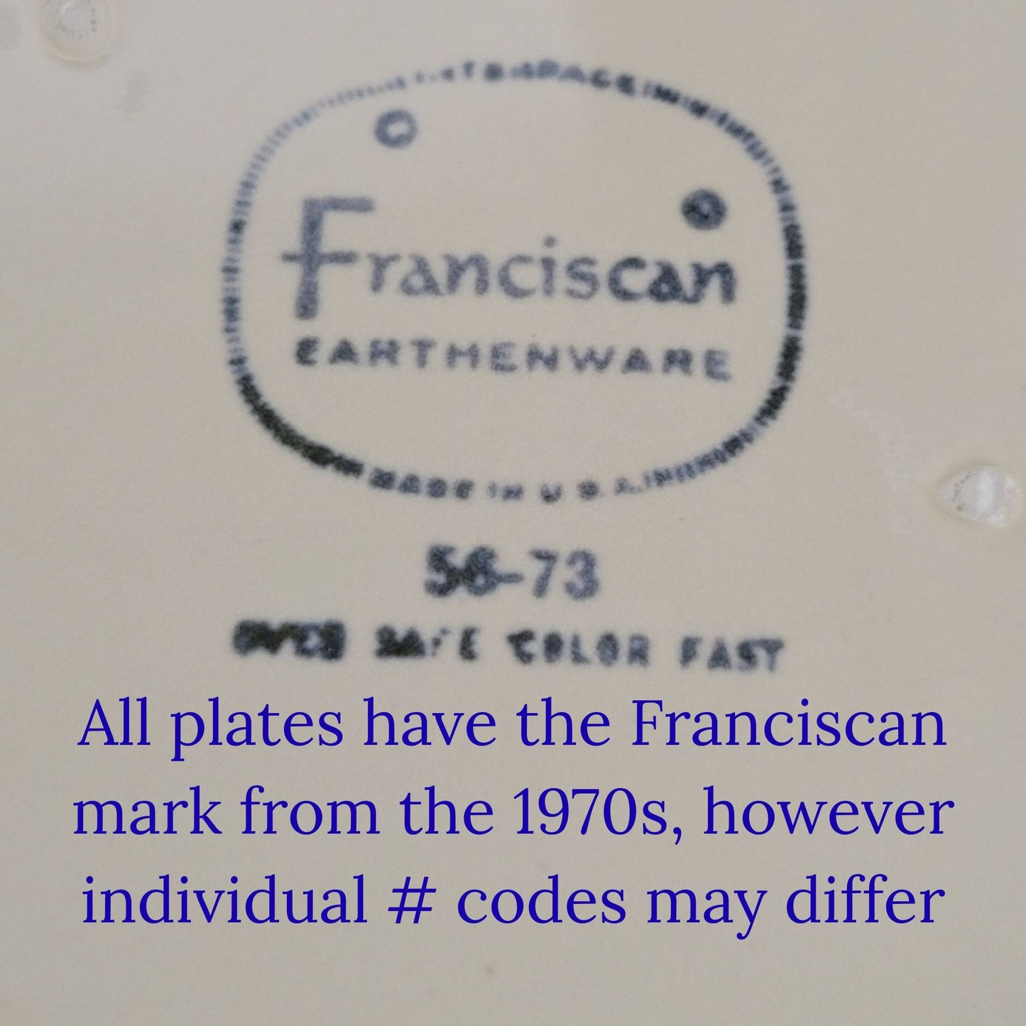 Franciscan Floral Cereal Bowl, Set of 2, c.1970s USA