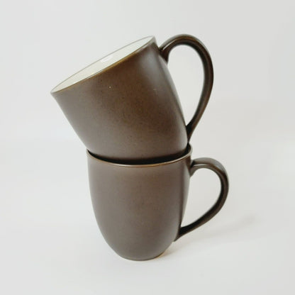 Noritake Colorwave Chocolate Coffee Mug, Set of 2