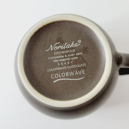 Noritake Colorwave Chocolate Coffee Mug, Set of 2