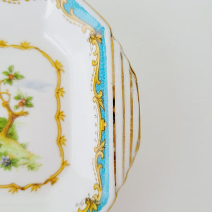 Royal Albert Chelsea Bird Demitasse Creamer, Sugar Bowl & Tray Set