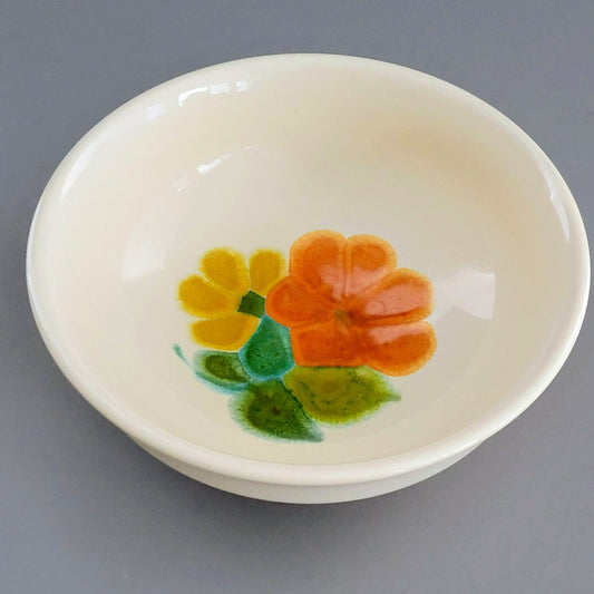 Franciscan Floral Berry Dessert Bowl, c.1970s USA