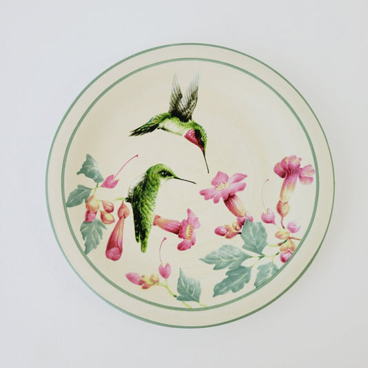 Lenox Summer Greetings Salad Plate Ruby Throated Hummingbird