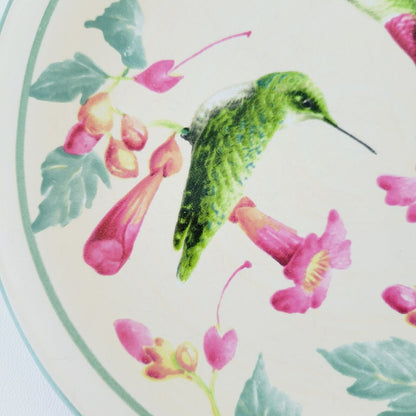 Lenox Summer Greetings Salad Plate Ruby Throated Hummingbird