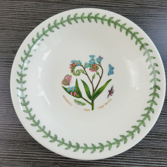 Portmeirion Botanic Garden Forget Me Not  7" All Purpose Bowl, Made in England
