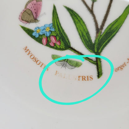 Portmeirion Botanic Garden Forget Me Not  7" All Purpose Bowl, Made in England