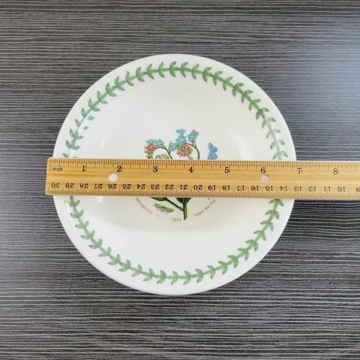 Portmeirion Botanic Garden Forget Me Not  7" All Purpose Bowl, Made in England