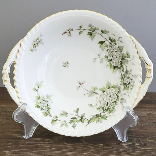 Franconia K&A Krautheim Hawthorn Serving Bowl, Gadroon Border, c.1964-75 Germany