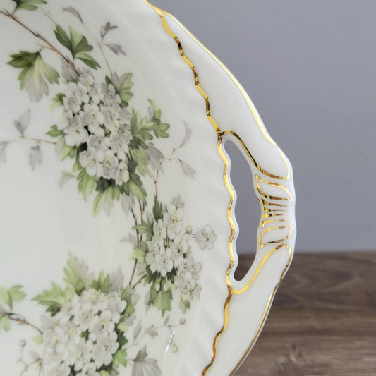 Franconia K&A Krautheim Hawthorn Serving Bowl, Gadroon Border, c.1964-75 Germany