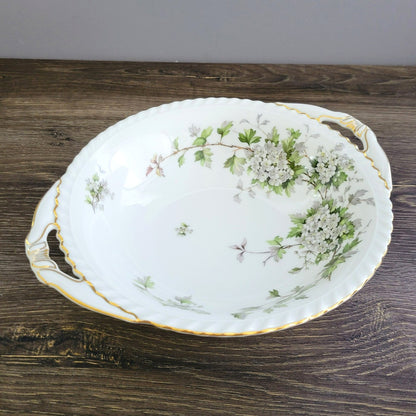 Franconia K&A Krautheim Hawthorn Serving Bowl, Gadroon Border, c.1964-75 Germany