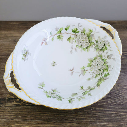 Franconia K&A Krautheim Hawthorn Serving Bowl, Gadroon Border, c.1964-75 Germany