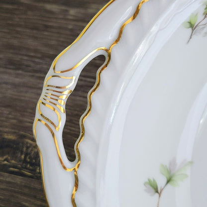 Franconia K&A Krautheim Hawthorn Serving Bowl, Gadroon Border, c.1964-75 Germany