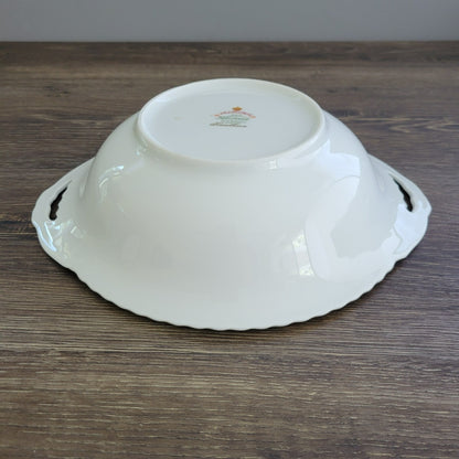Franconia K&A Krautheim Hawthorn Serving Bowl, Gadroon Border, c.1964-75 Germany