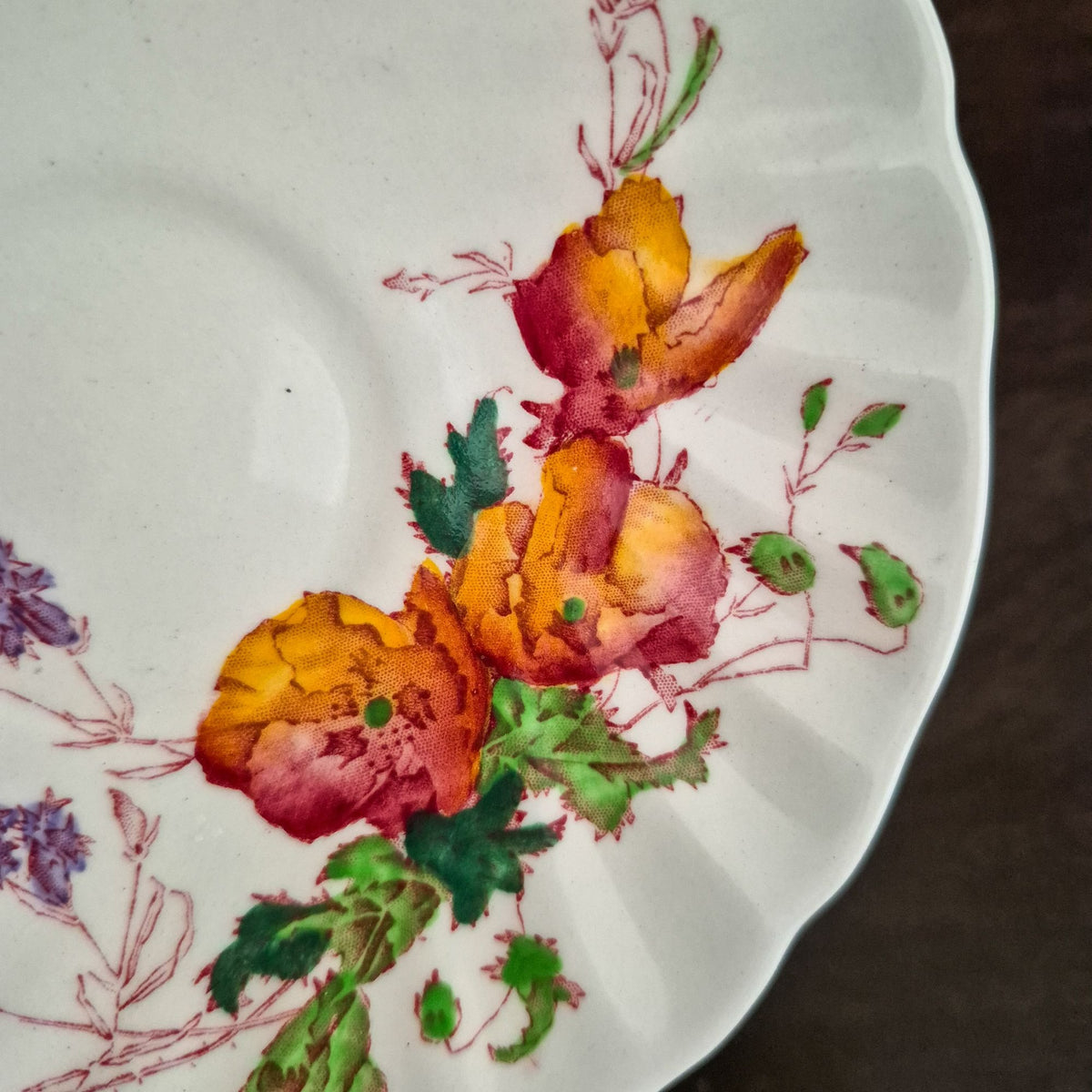 Royal Doulton "Sherborne" Teacup & Saucer-2 Sets, c.1938-61 Engalnd