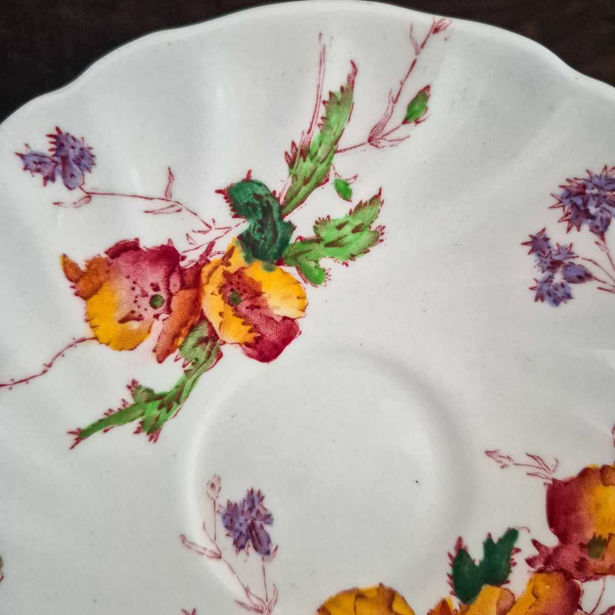 Royal Doulton "Sherborne" Teacup & Saucer-2 Sets, c.1938-61 Engalnd