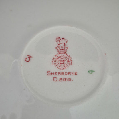 Royal Doulton "Sherborne" Teacup & Saucer-2 Sets, c.1938-61 Engalnd