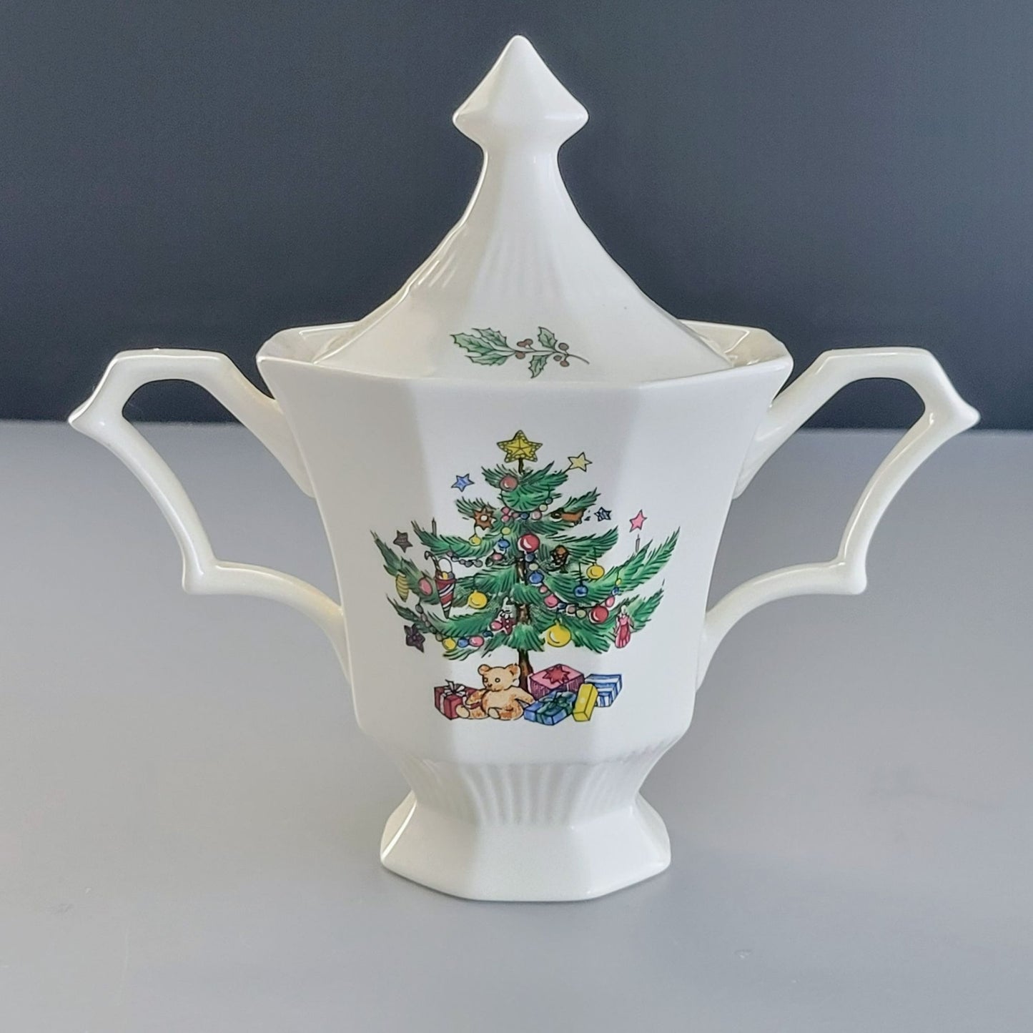 Nikko Christmastime Classic Collection Creamer & Sugar c.1979-83
