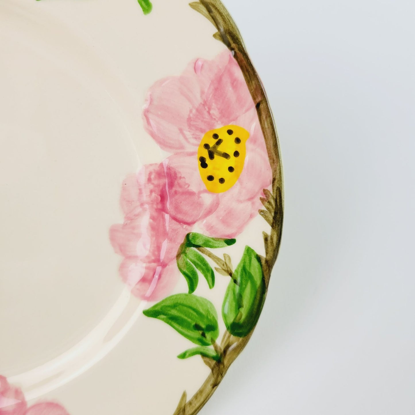 Franciscan c.1977-79 Salad Plate Desert Rose, USA Back Stamp