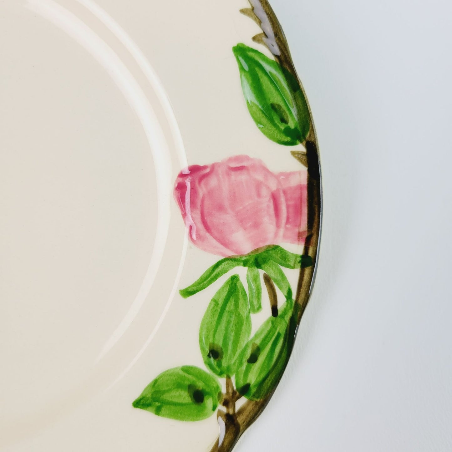 Franciscan c.1977-79 Salad Plate Desert Rose, USA Back Stamp
