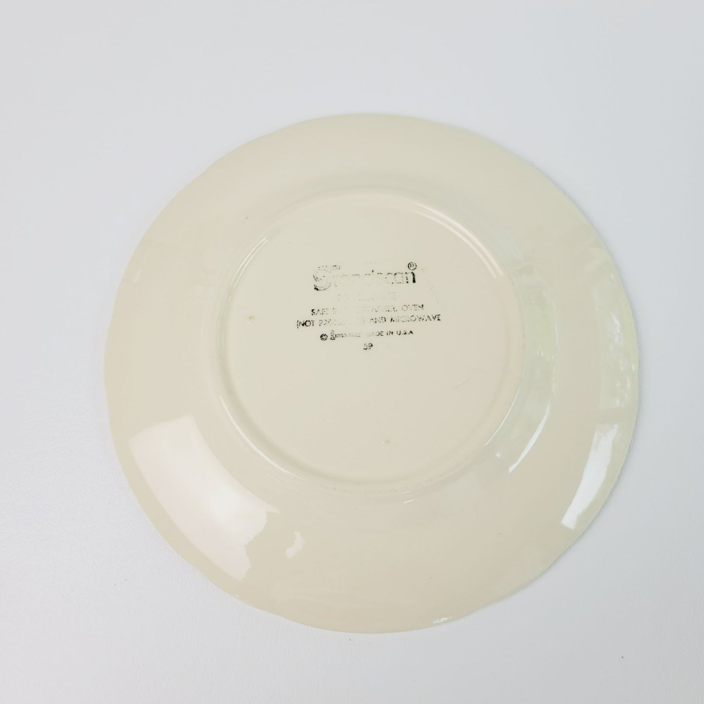 Franciscan c.1977-79 Salad Plate Desert Rose, USA Back Stamp