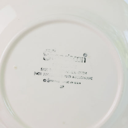 Franciscan c.1977-79 Salad Plate Desert Rose, USA Back Stamp