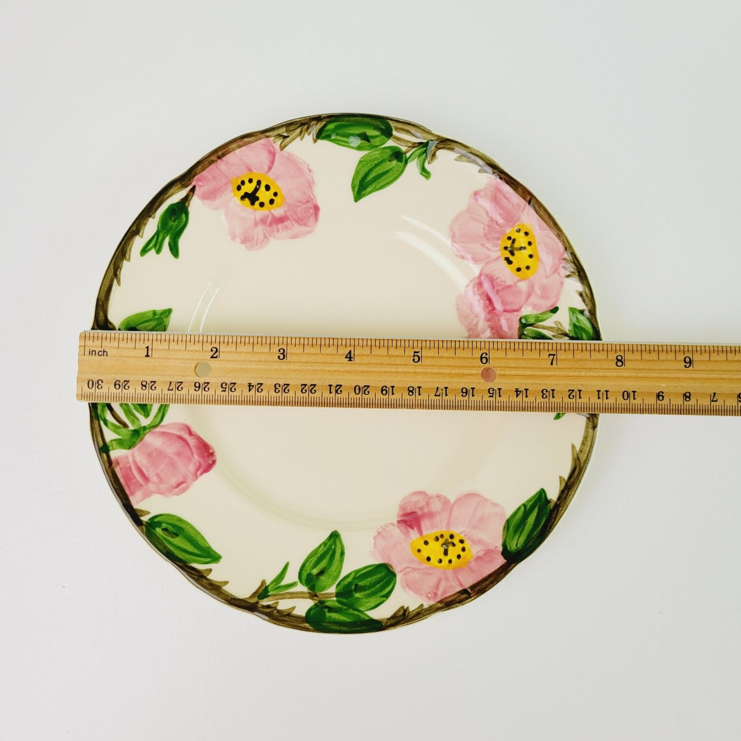 Franciscan c.1977-79 Salad Plate Desert Rose, USA Back Stamp