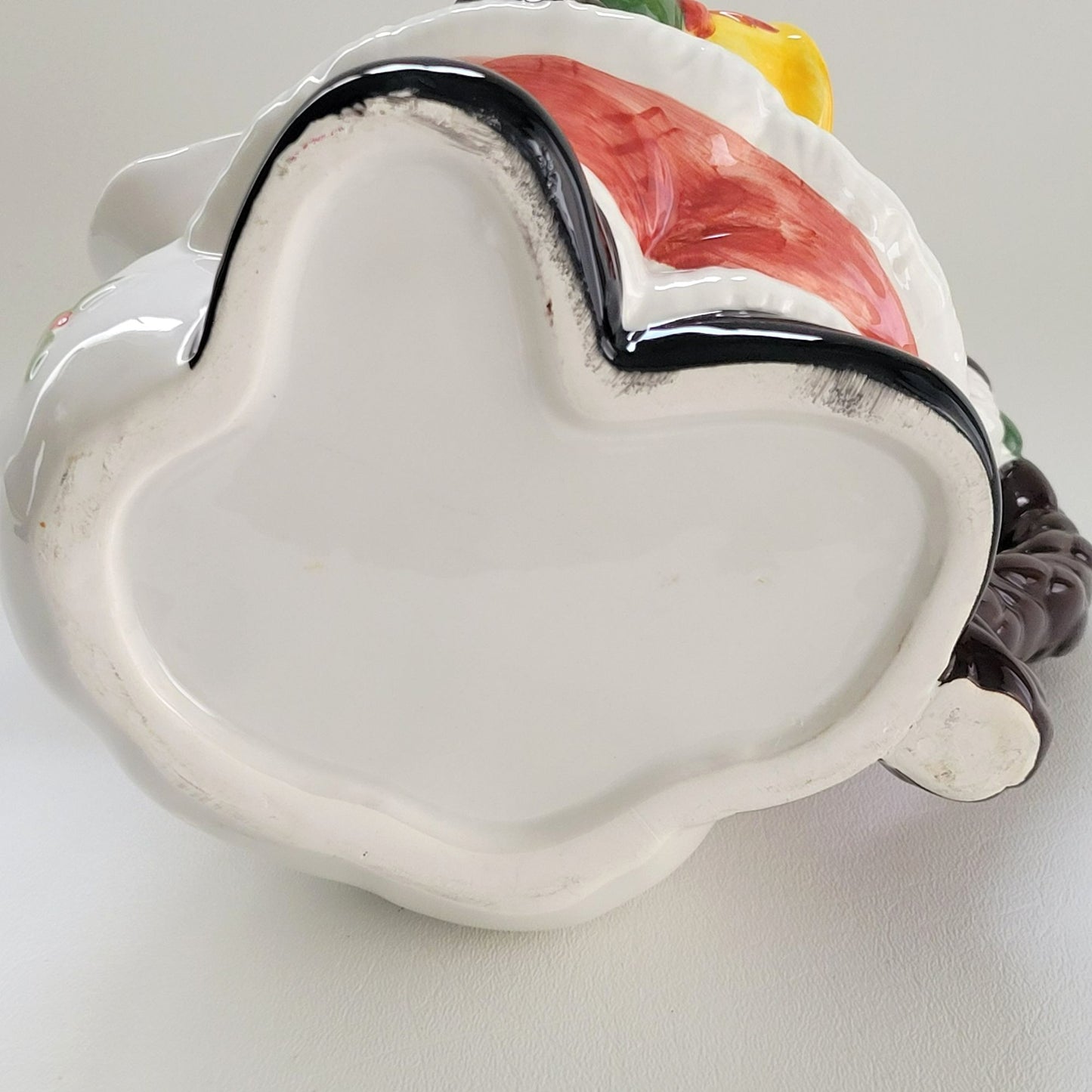 Vintage Santa Clause Ceramic Pitcher Jug