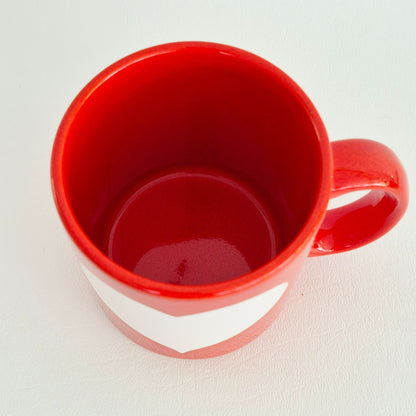 Waechtersbach Red Heart Mug, W. Germany Mark