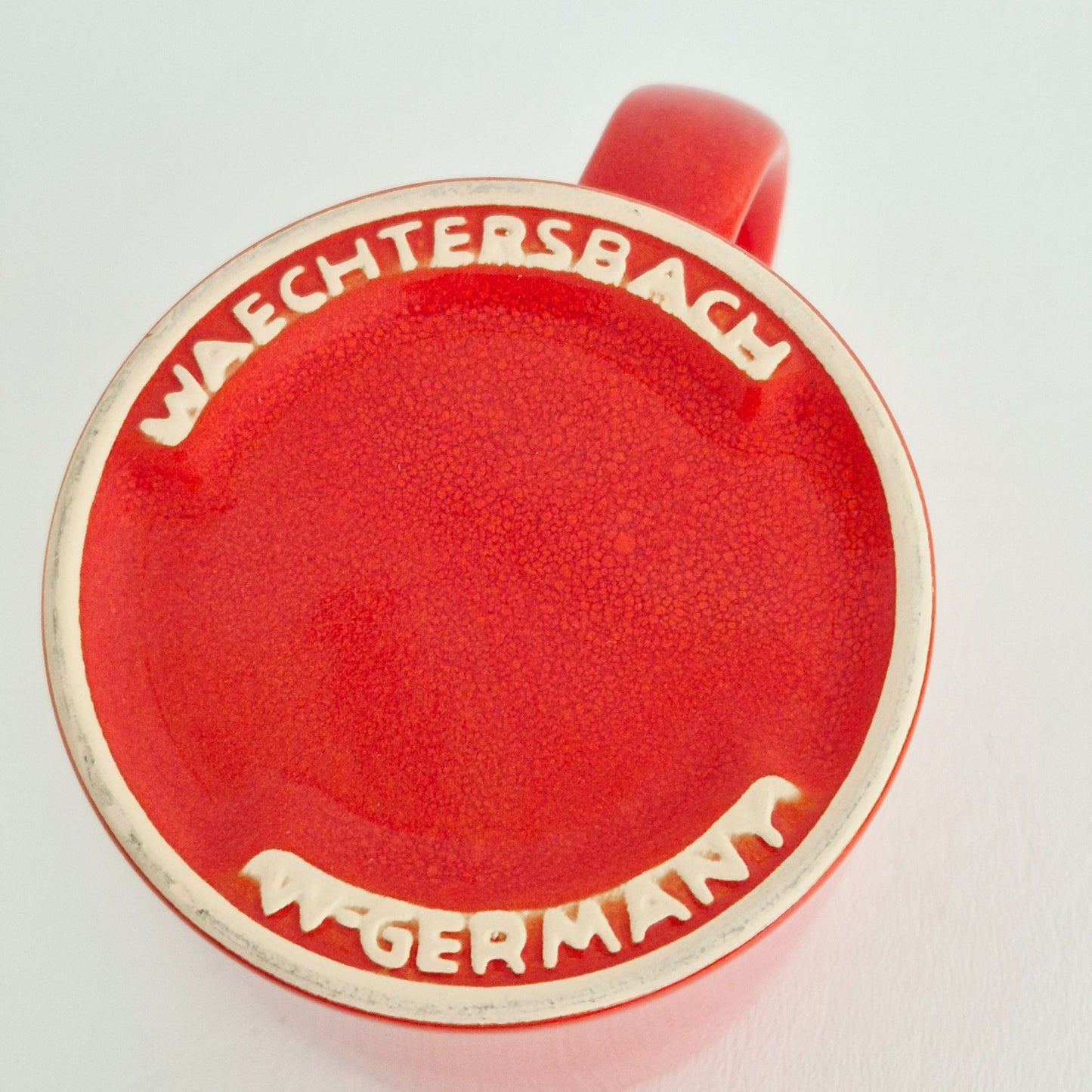 Waechtersbach Red Heart Mug, W. Germany Mark