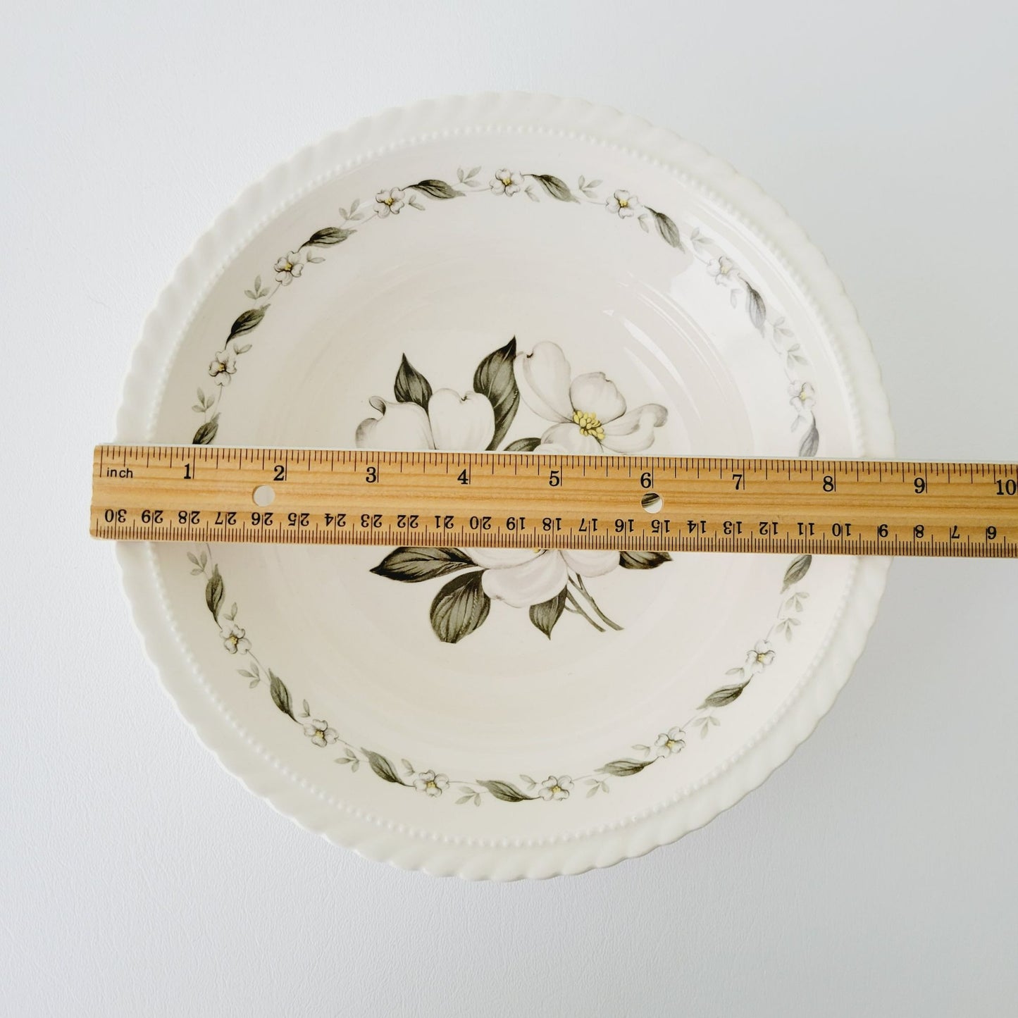 Steubenville Monticello Round Serving Bowl, c.1940s, Made in USA