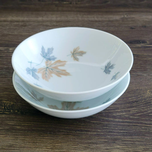 Noritake Maplewood Coupe Cereal Bowl Set of 2, c.1960s Japan