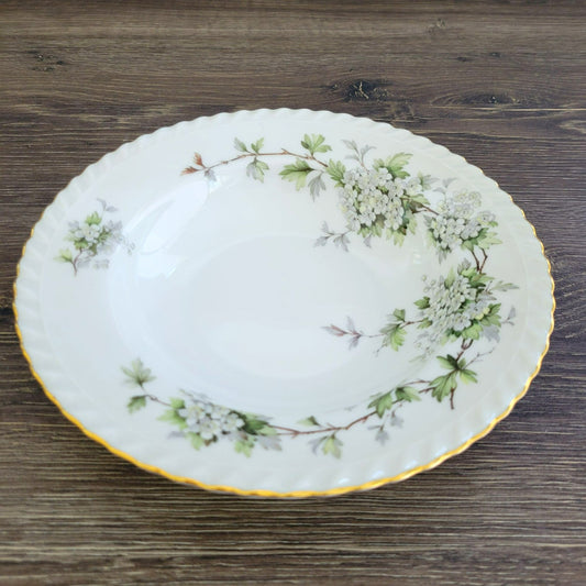 Franconia K&A Krautheim Hawthorn Soup Bowl, Gadroon Border, c.1964-75 Germany