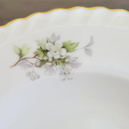 Franconia K&A Krautheim Hawthorn Soup Bowl, Gadroon Border, c.1964-75 Germany