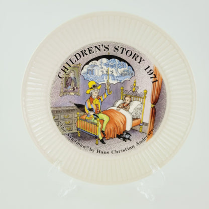 Wedgwood 1971 Children's Fairytale Story Plate The Sandman By Hans Christian Andersen