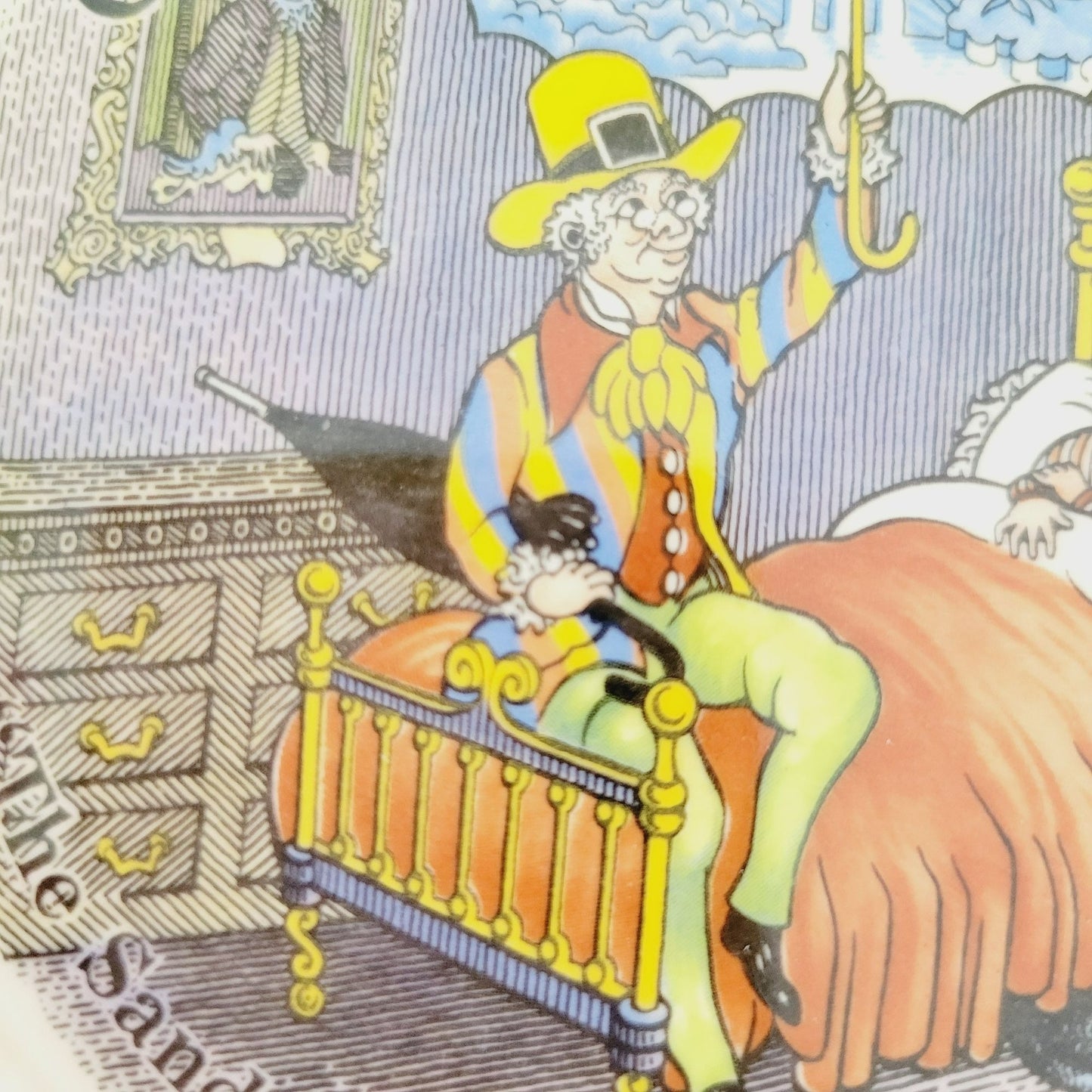 Wedgwood 1971 Children's Fairytale Story Plate The Sandman By Hans Christian Andersen
