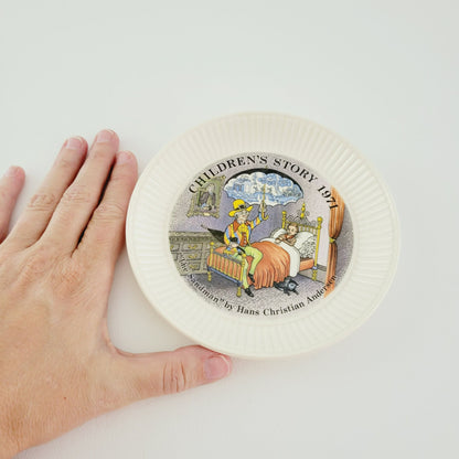 Wedgwood 1971 Children's Fairytale Story Plate The Sandman By Hans Christian Andersen