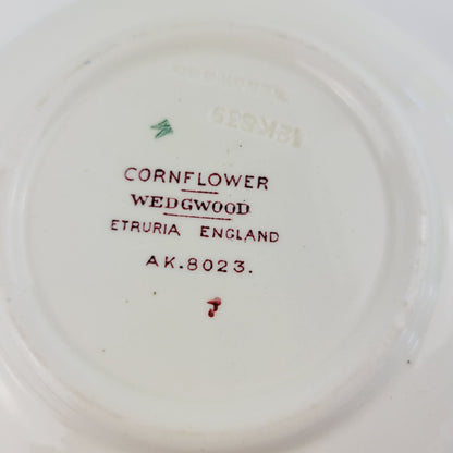 Wedgwood Cornflower Coupe Cereal Bowl, c.1940-64 England