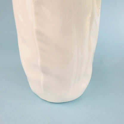 Royal Worcester Fern Leaf Vase, Bone China Made in England, c.1986