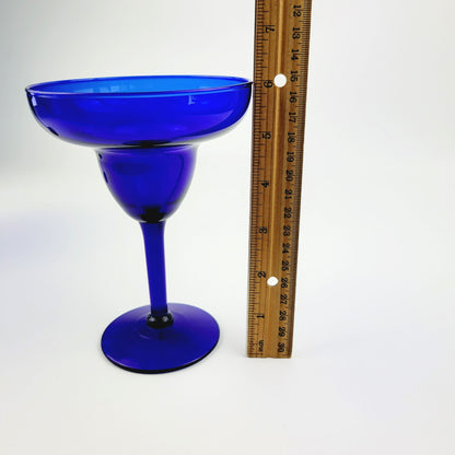 Cobalt Blue Margarita Glass, Set of 2