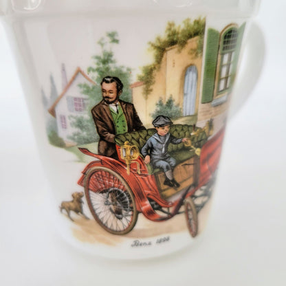 Crown Staffordshire Automobile Coffee Cup, Set of 2, Made in England