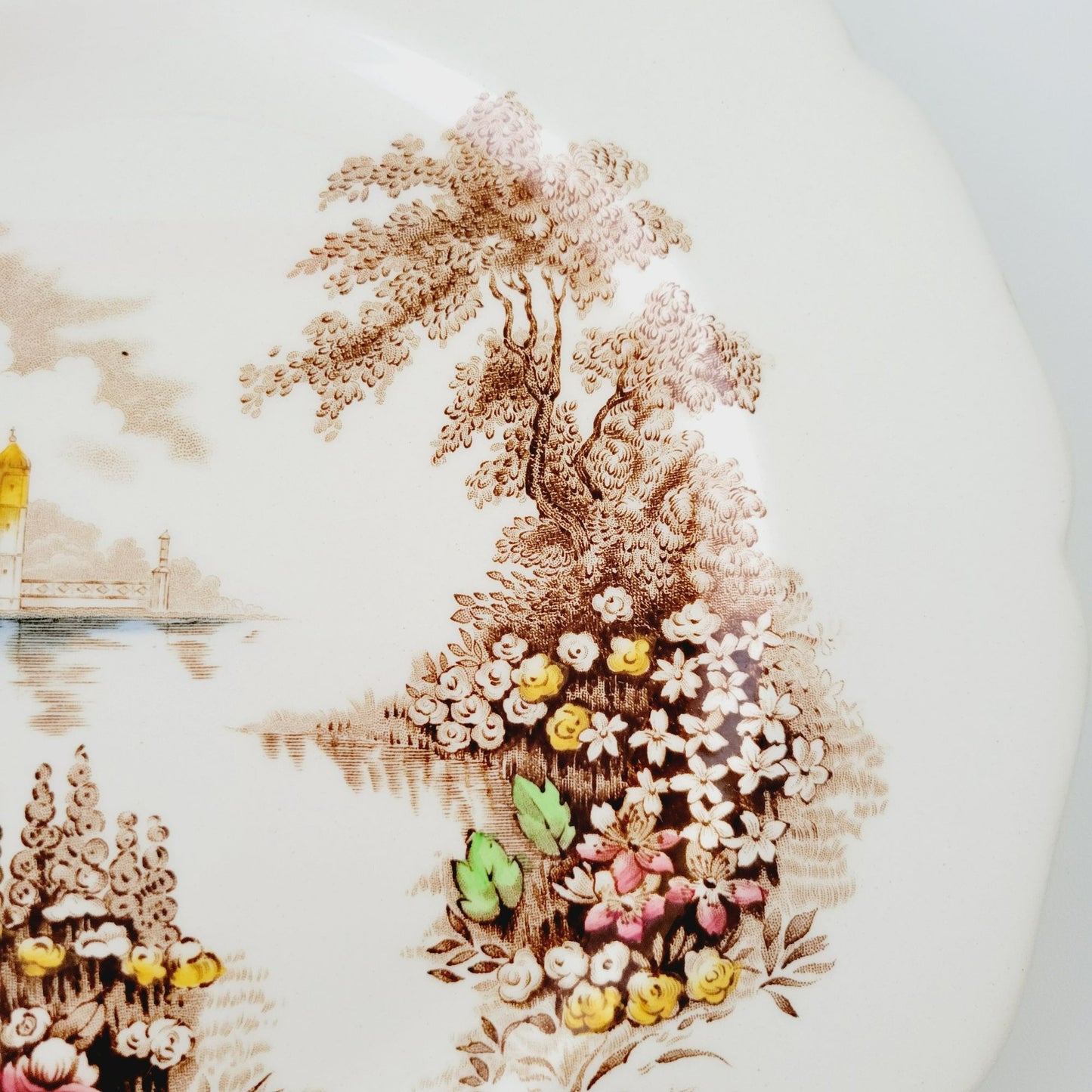 Johnson Bros Castle on The Lake Dinner Plate, Made in England