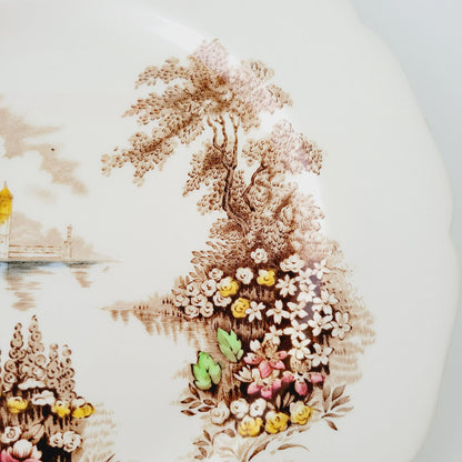 Johnson Bros Castle on The Lake Dinner Plate, Made in England