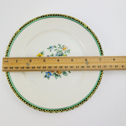 Vintage Noritake Peacock & Floral Salad Plate