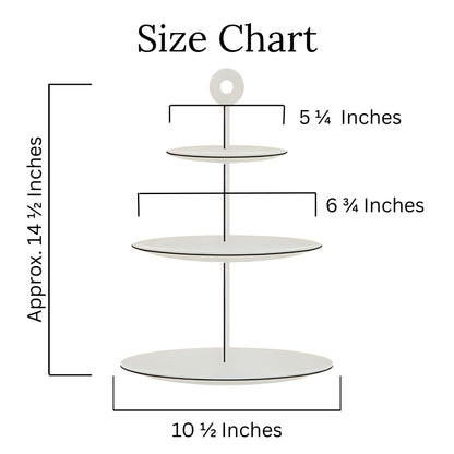 Mismatched 3 Tiered Dessert Stand, Made from Spode Apple Dishes