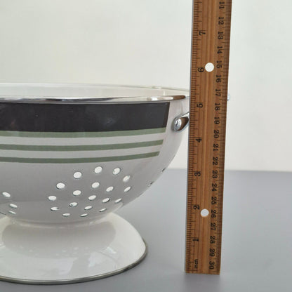 Pfaltzgraff "Sphere" Enamel Colander, c.2001-07