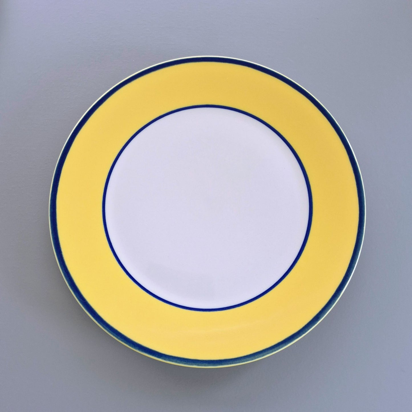 Pagnossin Yellow Salad Plate, Set of 2, Italy c.1997-98