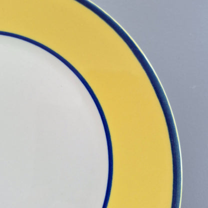 Pagnossin Yellow Salad Plate, Set of 2, Italy c.1997-98